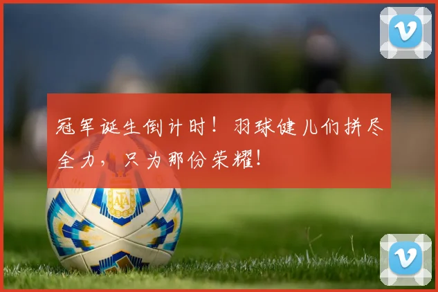冠军诞生倒计时！羽球健儿们拼尽全力，只为那份荣耀！